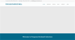 Desktop Screenshot of ferguson-bricknell.co.uk